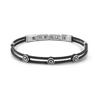 Bracciale Nomination Uomo Sealover in Acciaio Cubic Zirconia 135003/007